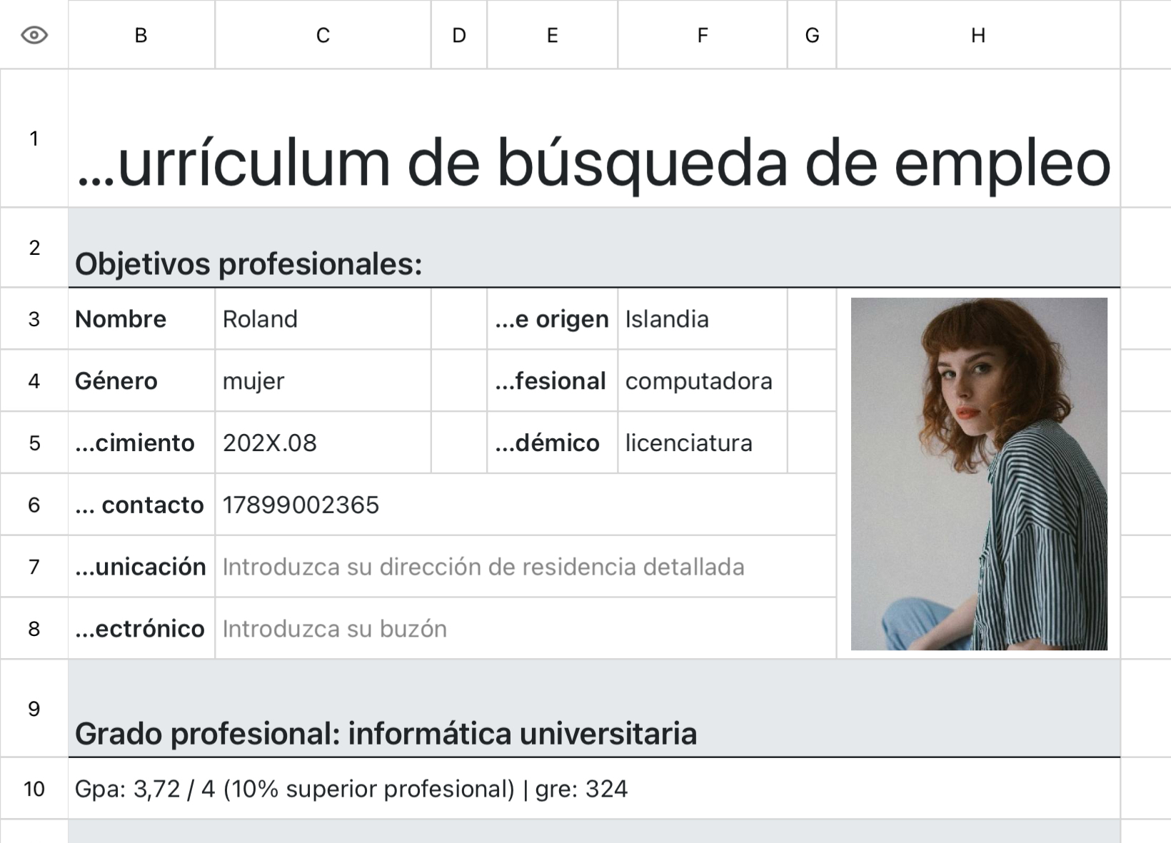 Currículum de búsqueda de empleo1